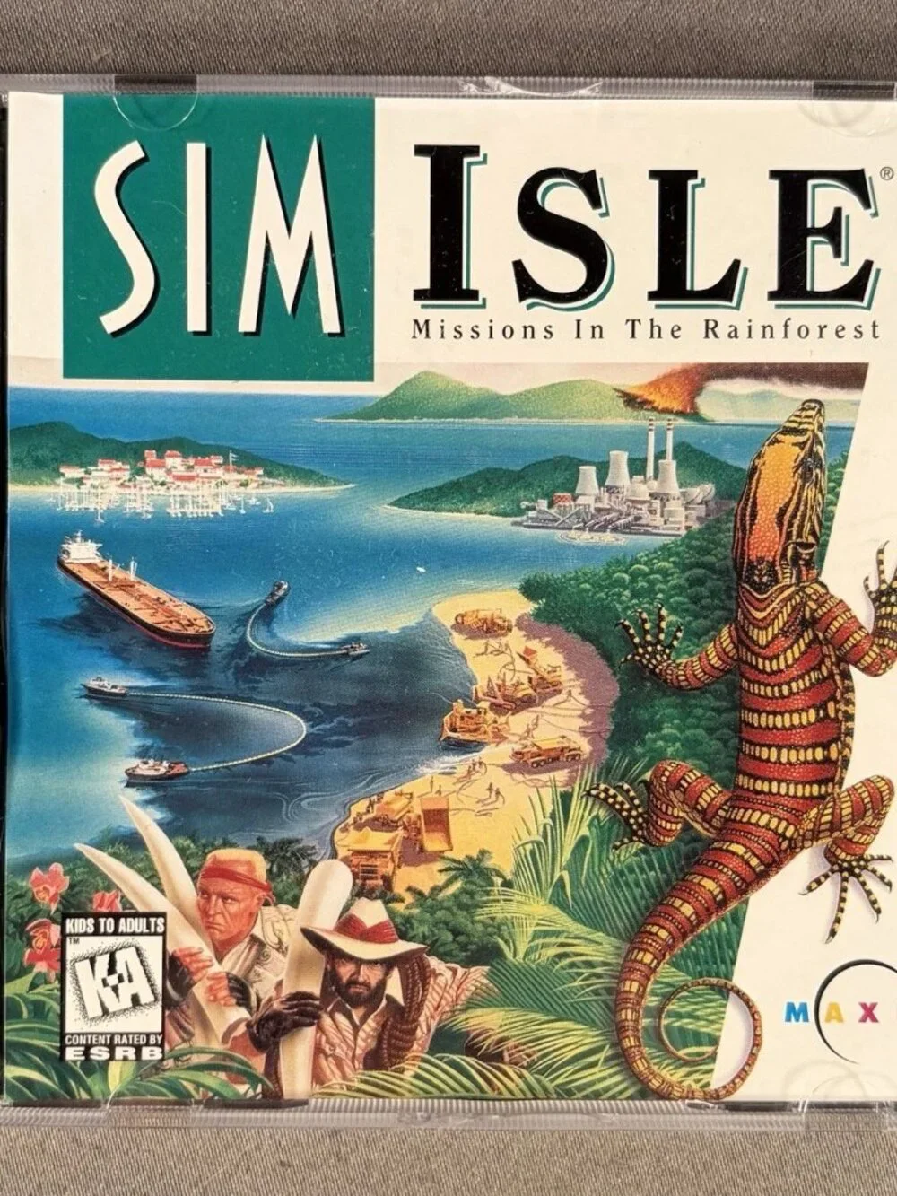Sim Isle: Missions In The Rainforest (PC Game CD-ROM, MAXIS,